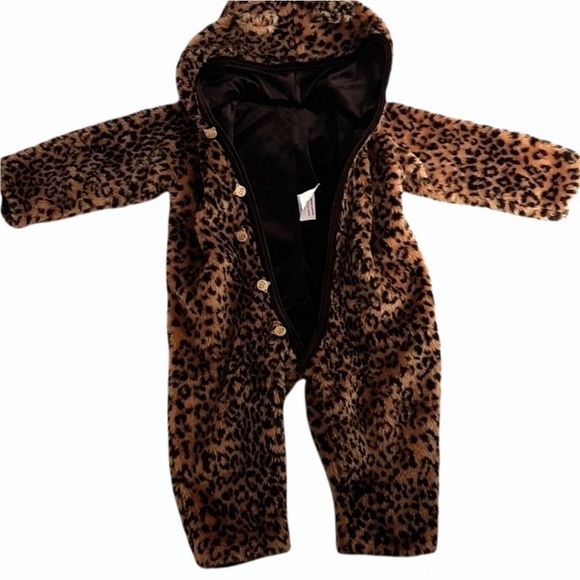 Fuzzy leapord bear Outfit Size 24 month - Picture 14 of 14